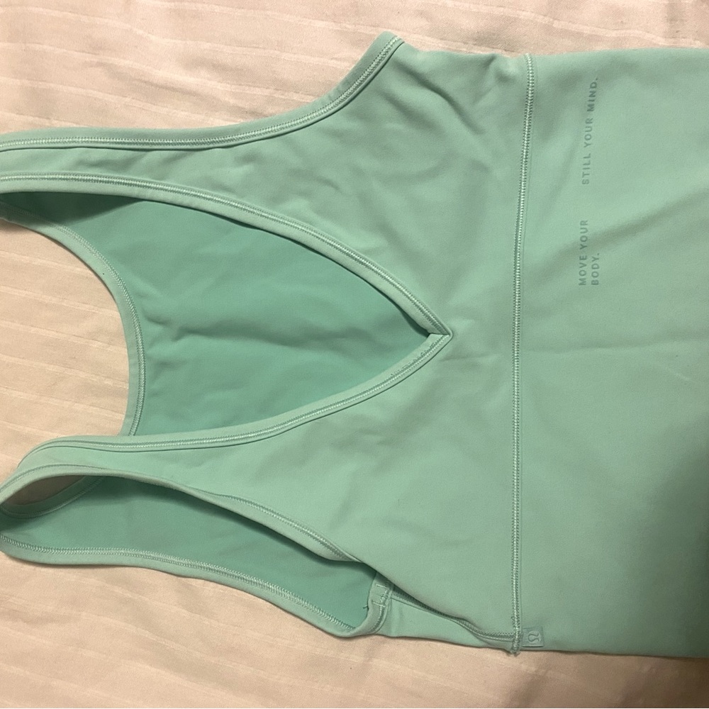 Lululemon sports bra, teal, size small